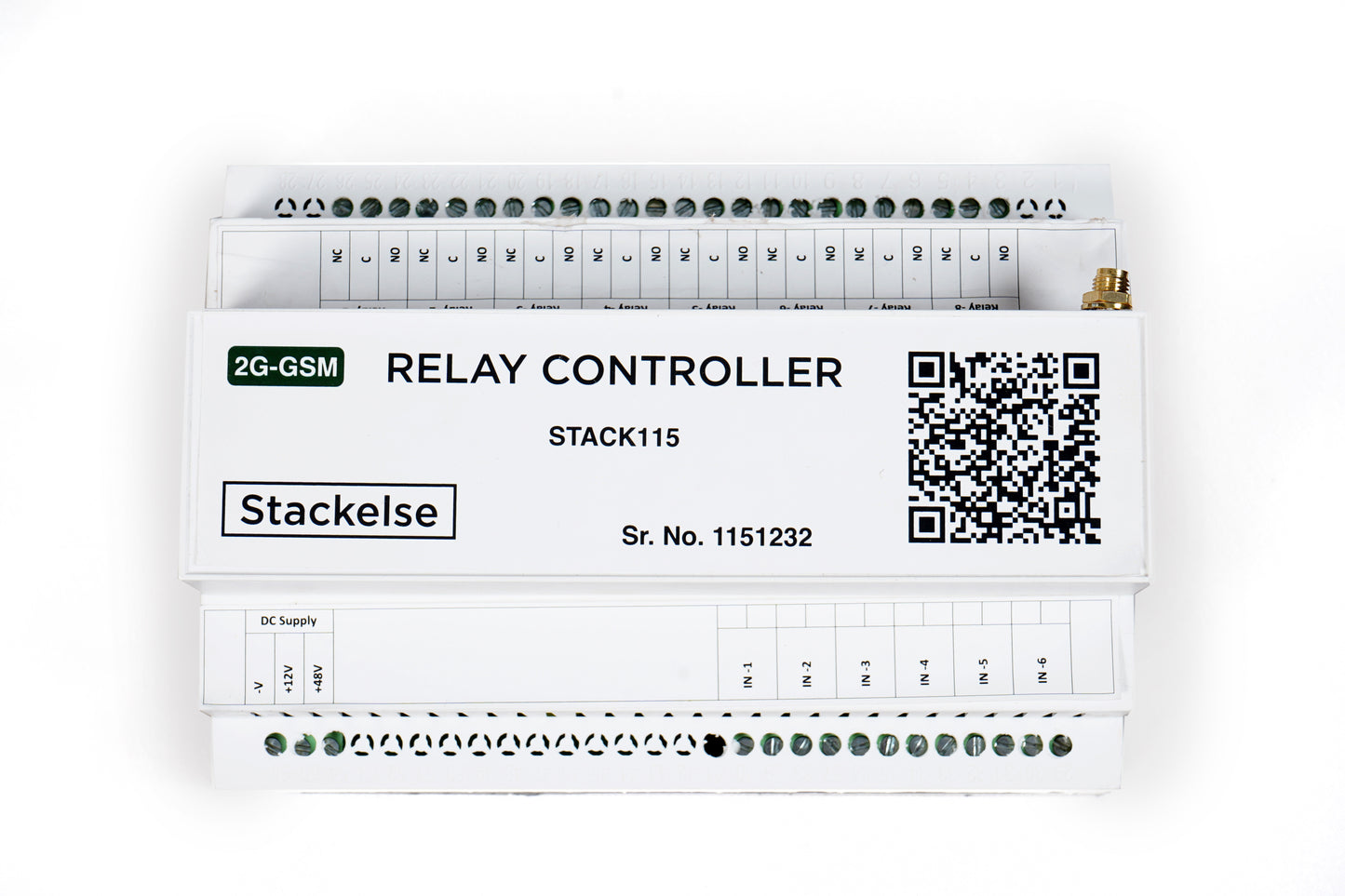 STACK115 2G GSM 8 Channel Relay Controller Manual Timer Sequence