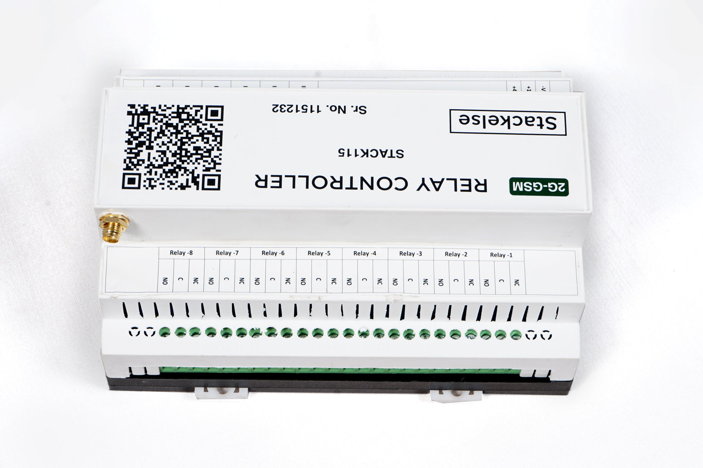 STACK115 2G GSM 8 Channel Relay Controller Manual Timer Sequence