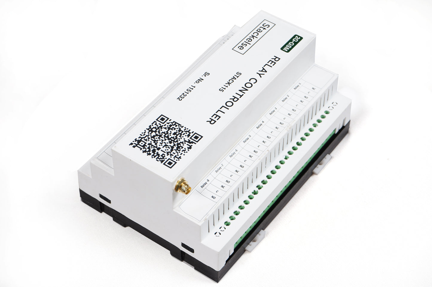 STACK115 2G GSM 8 Channel Relay Controller Manual Timer Sequence