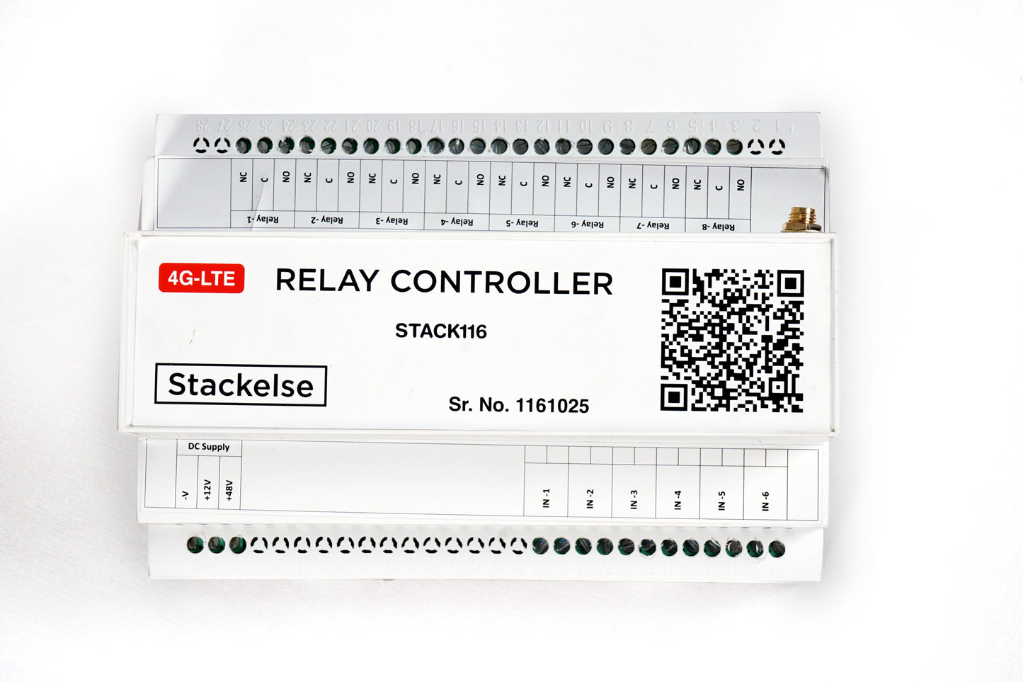 STACK116 4G LTE 8 Channel Relay Controller Manual Timer Sequence